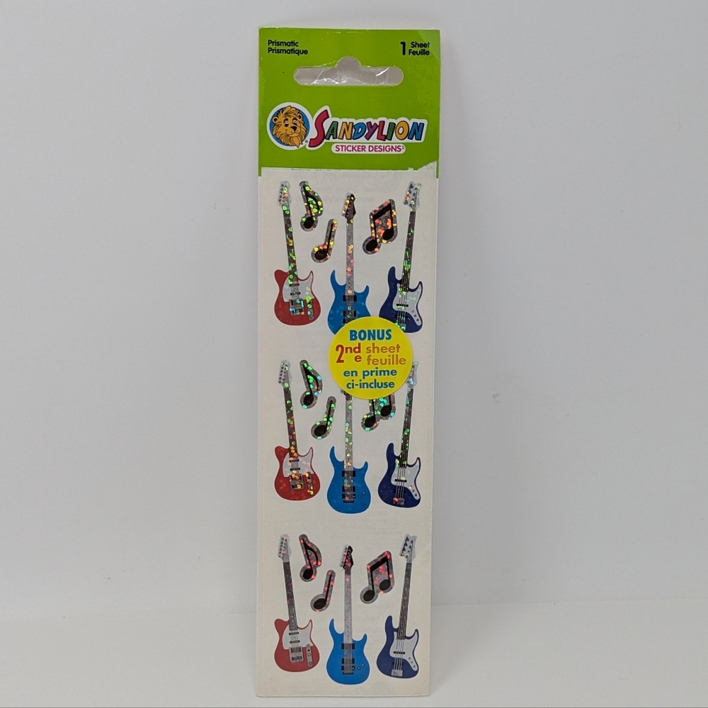 Sandylion Guitar Stickers Vintage Prismatic